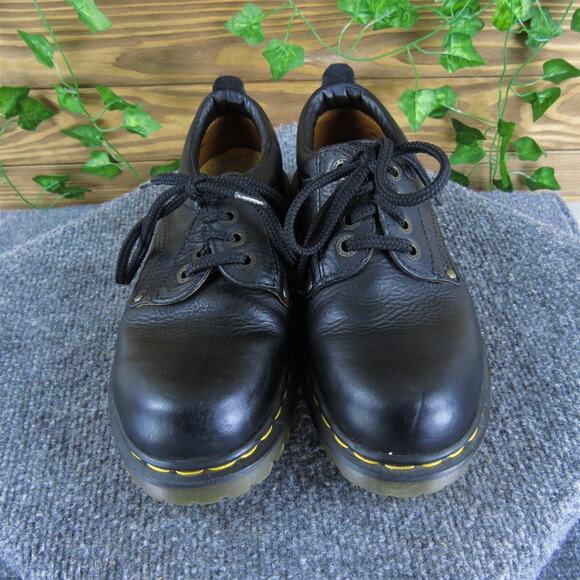 Dr. Martens Men's England Sneaker Black Leather Size 7 Medium Gently Used 2025 - Picture 2 of 6